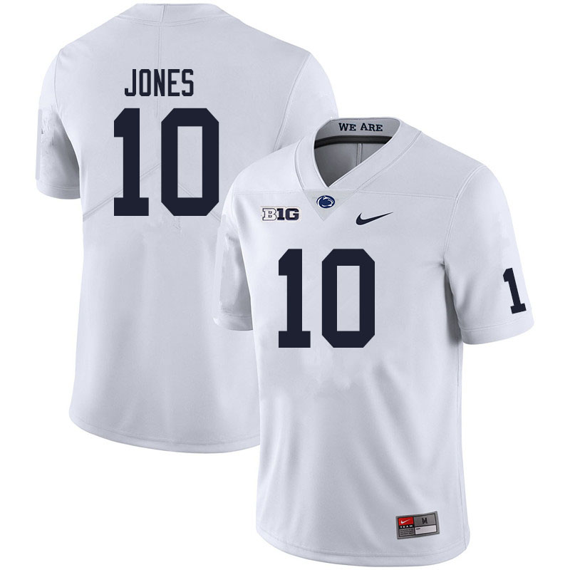 NCAA Nike Men's Penn State Nittany Lions TJ Jones #10 College Football Authentic White Stitched Jersey SBO5198RK